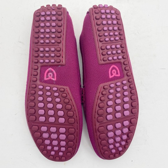 Rothys The Driver Berry Purple Knit Penny Loafer Shoes Womens Size 6 - Picture 10 of 10